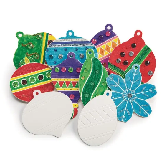 Color-Me&trade; Holiday Ornaments (Pack of 48) {3}