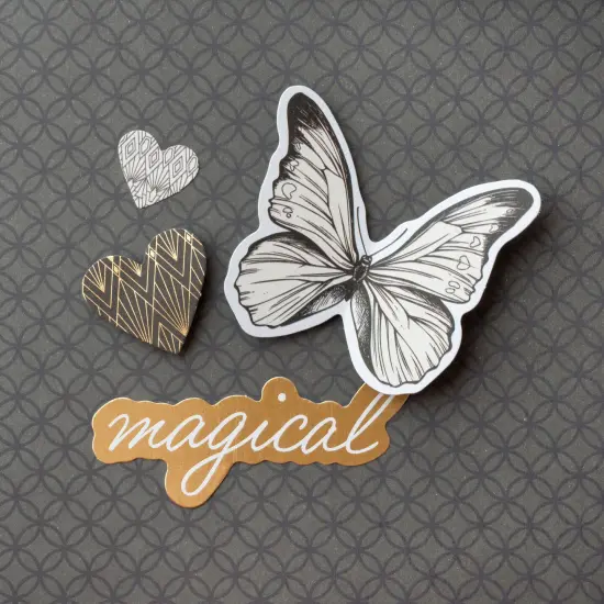 Bo Bunny Charmed Chronicles Ephemera-Icons {5}