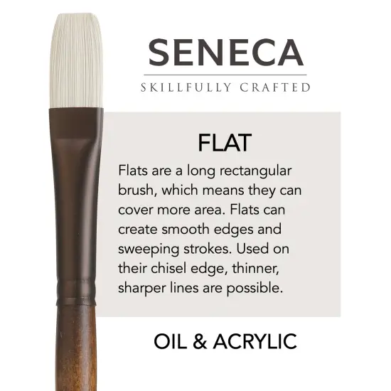 Willow Wolfe Seneca Artist Flat Brush-4 {3}
