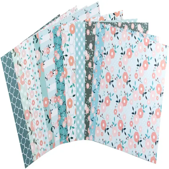 Little Birdie Cardstock 12 Sheet Pack 12"X12"-Pastel Delight {4}