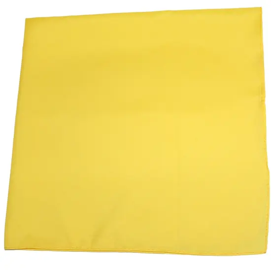 Balec Polyester XL Extra Large Solid Bandana - 27 x 27 Inches - 15 Pack {1}