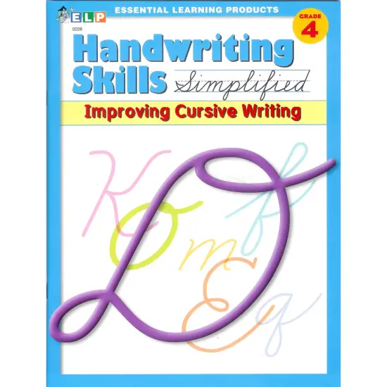 Handwriting Skills Simplified Book: Improving Cursive Writing {1}