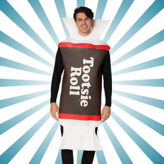 Tootsie Roll Tunic Costume Iconic Candy Polyfoam Funny Halloween Party Outfit {3}