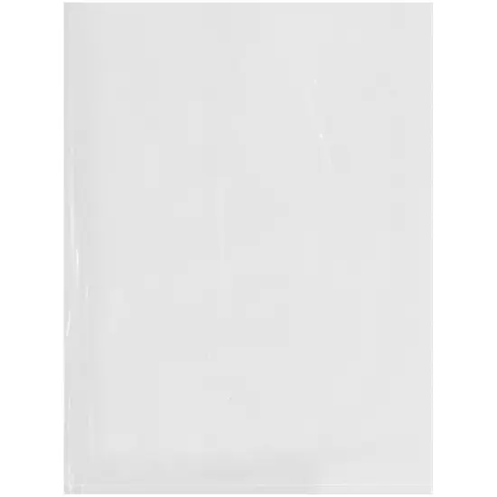 Plymor 9" x 12", 1.5 Mil Flat Open Clear Plastic Poly Bags {1}