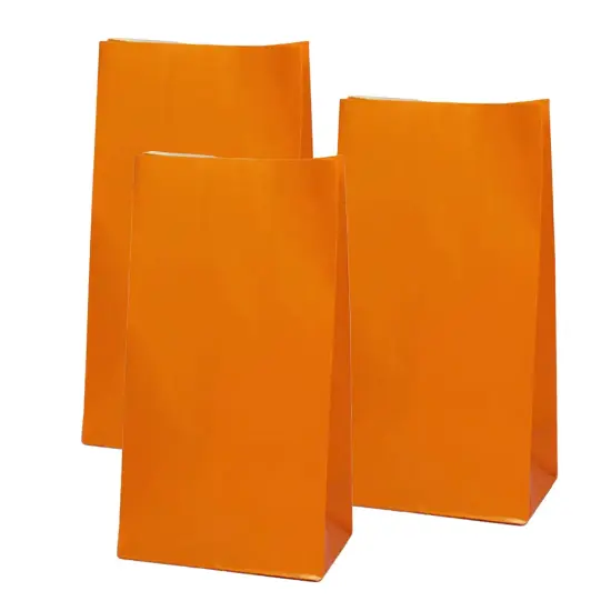 Colored Paper Favor Bags 5'' x 3 1/8'' x 9 5/8'' Bulk {5}