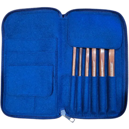 My Two Ladies | Crochet Hook Set | Rosewood | Sizes J, K, L, M, N, O | w/custom case {2}