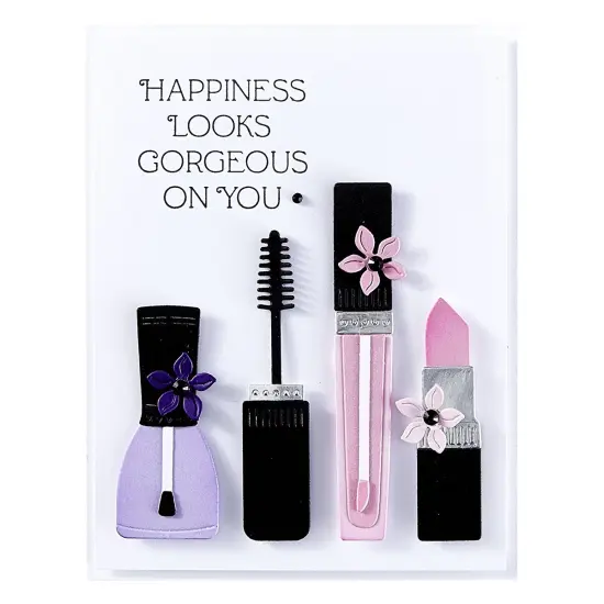 Spellbinders Etched Dies From he Gorgeous You Collection-Makeup {4}