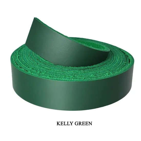 1 Inch Leather Strips Latigo - 6-7oz (2.4 - 2.8 mm)-up to 96" long - Belts - Collars - Leashes - Purse Straps - Guitar Straps - Hat Bands {7}