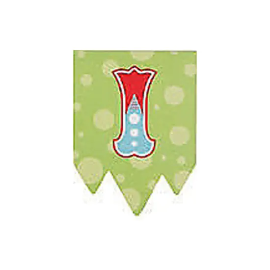 1st Birthday Circus Garland - 2 Pc. {4}