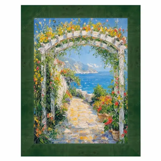 Green Burl Wood Flat Picture Frame 12x15 frame {6}