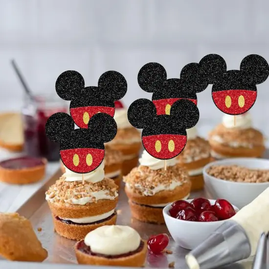 24 Pack Mouse Inspired Cupcake Toppers {5}
