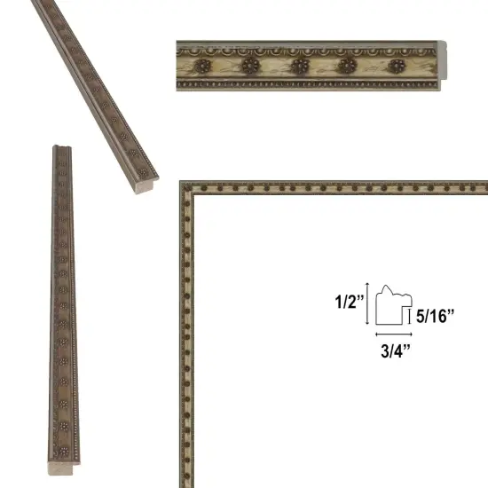 Slim Silver Stars Picture Frame 27x41 frame {3}