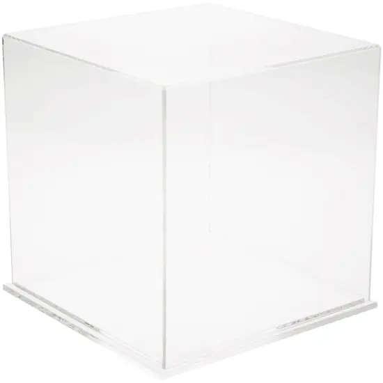 Plymor Clear Acrylic Display Case, 9" x 9" x 9" Clear Base {1}