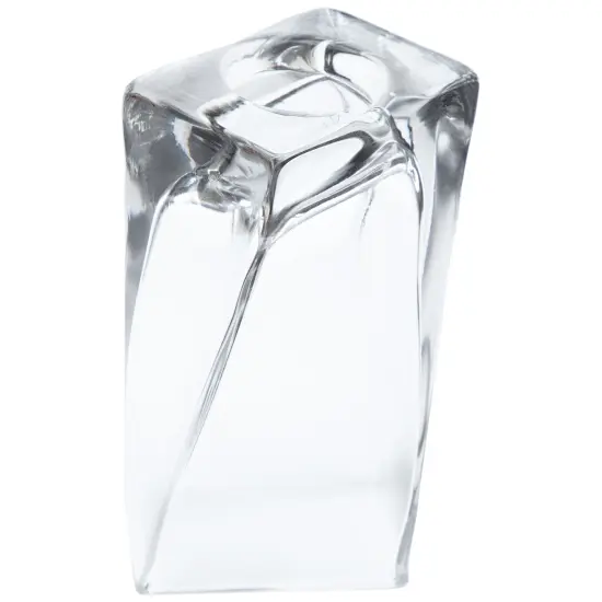 Northlight Twisted Glass Dual Purpose Candle Holder Vase - 5.75" Clear {5}