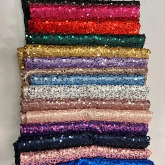 1 Yard Sequin Taffeta Fabric Sparkle Event Backdrop Costume Material 50/54 Inches Wide White {2}