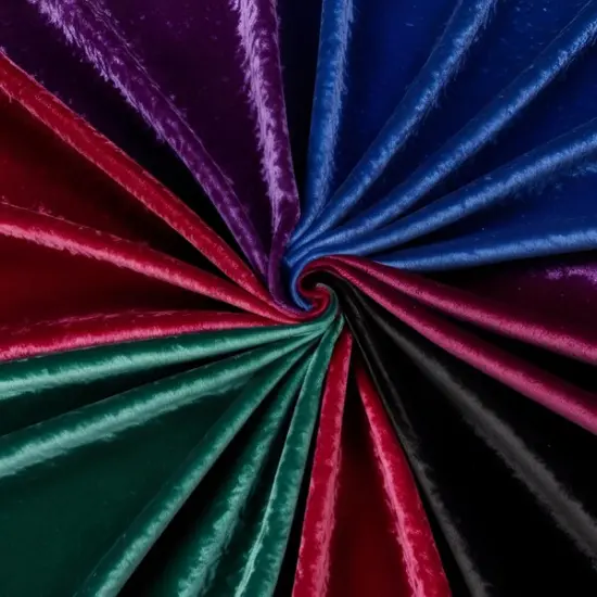 1 Yard Stretch Panne Velvet Velour Fabric for Loungewear & Dance 58/60" Width Burgundy {2}