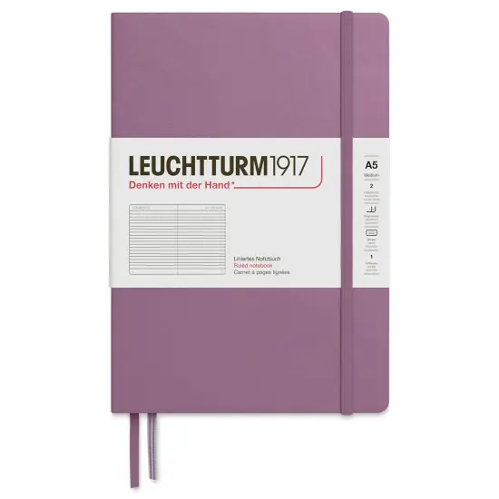 Leuchtturm1917 Ruled Hardbound Notebook - Dusty Rose, 5-3/4" x 8-1/4" {1}