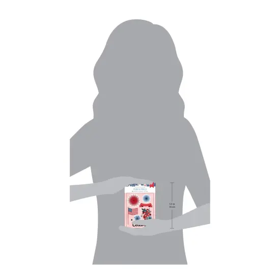 American Crafts Flags And Frills Clear Stamps-8/Pkg {5}