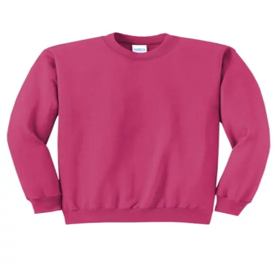 Port & Company&reg; Core Fleece Crewneck Sweatshirt Sangria&nbsp; {1}