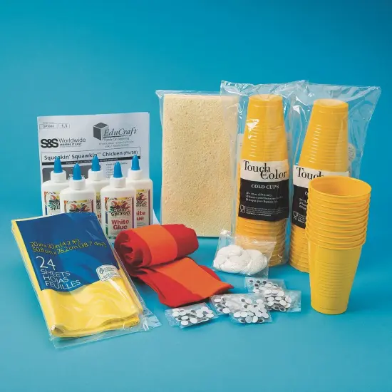 Squeakin' Squawkin' Chicken Craft Kit (Pack of 50) {3}