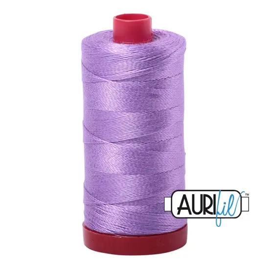 Violet (2520) | 12wt Large Spool (325M / 356Y) | Aurifil Thread {1}