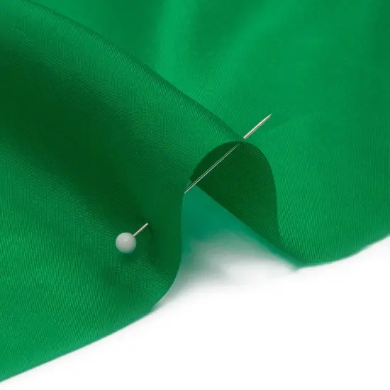 1 Yard Kelly Green Premium Silk Habotai or China Silk Lightweight Soft Smooth Fabric 44 Inches Width {2}
