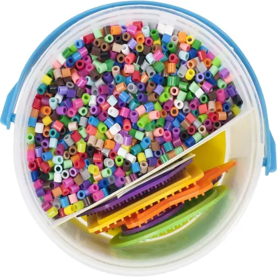Multi Mix Assorted Fuse Bead Bucket - 6000 pcs {5}