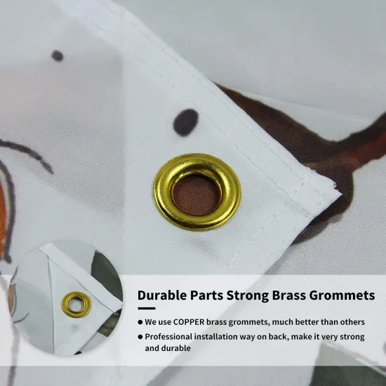 Happy Fall Flag 3x5 Ft Banner Double Printed Decorations {4}