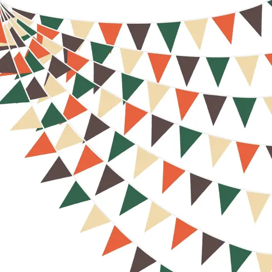 32Ft Orange Green Brown Party Decorations {1}