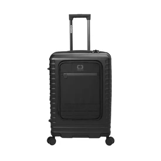 OGIO&reg; Utilitarian Medium Checked Spinner Hard Shell Luggage with Expandable Compartments Blacktop {8}