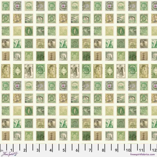 Stamps in Green (pwth261.green) | Eclectic Elements Palette in Green | Tim Holtz | Free Spirit {1}