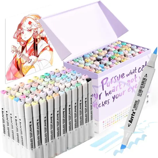 Pastel Markers 66 Colors {3}