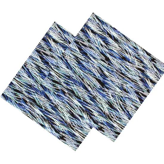 Fronds In The Wind Printed Spandex Fabric {4}