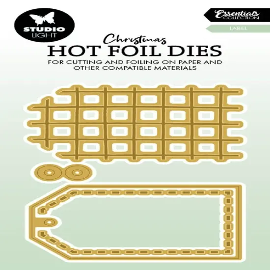 Studio Light Essentials Hot Foil Cutting Die-Nr. 04, Labels {1}