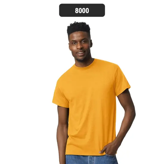 Gildan&reg; DryBlend Crewneck Short Sleeve Cotton T-shirt Heliconia {4}