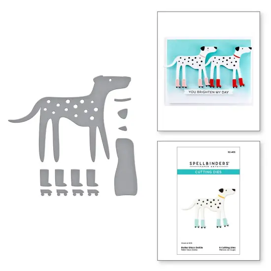 Spellbinders Etched Die From The Out And About Collection-Roller Disco {5}