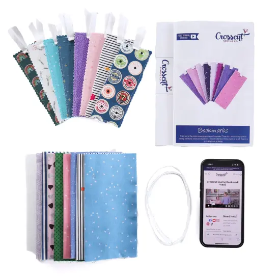 Crosscut Sewing Co.&reg; Bookmark Sewing Project Kit for Beginners Variety {5}