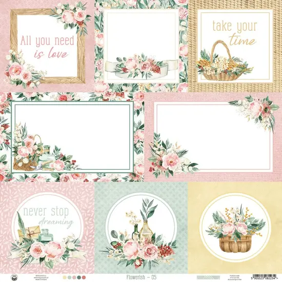 Flowerish Double-Sided Cardstock 12"X12" {2}