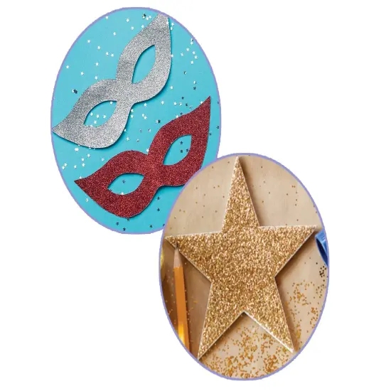 Craft Medley Glitter Confetti Vials 50g 6/Pkg {3}