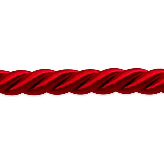 5 yards of Rebekah 1/4" Twisted Cord Trim | 5 yard cut Red {1}