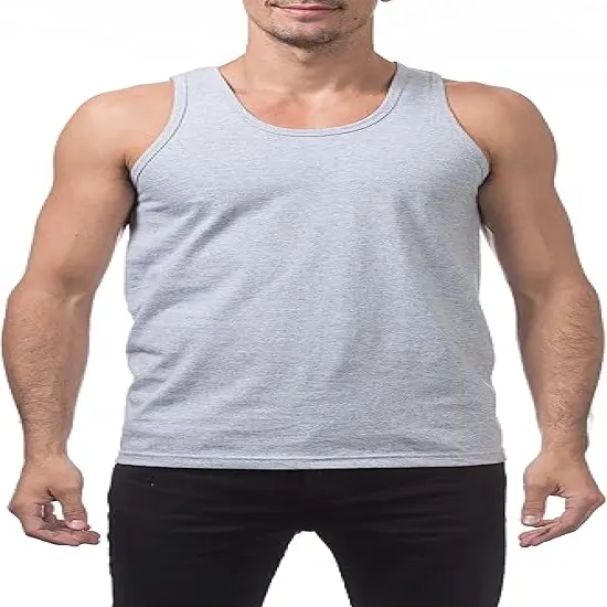 Cotton Tank Top Outerwear | RADYAN&reg; H.GRAY {1}
