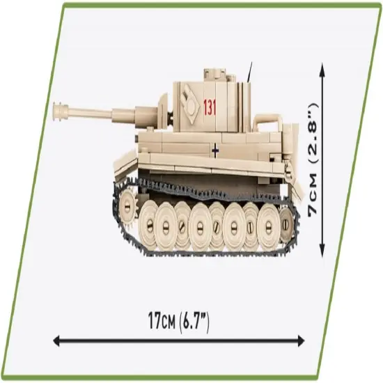 COBI Historical Collection Panzer VI Tiger "131" Tank {3}