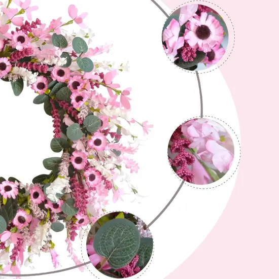 8 Inch Pink Daisy Wildflowers Spring {3}