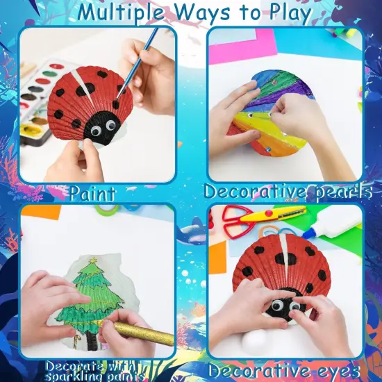 Summer Sea Shell Painting Kit for Kids DIY Painting Present for Girls Boys Easter Art and Craft Kits {4}