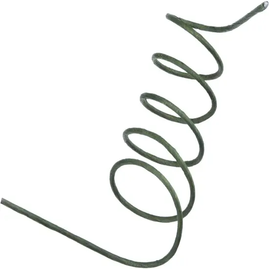 60 Pieces 18 Gauge Floral Stem Wire 14 Inch Crafting Floral Paper Wrapped Wire, Dark Green {3}