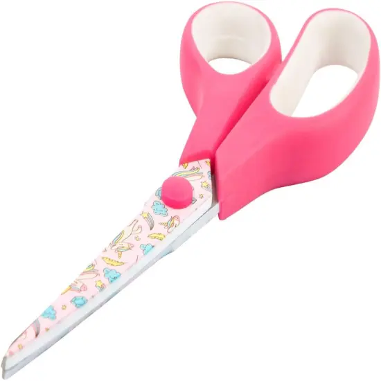 Non-Stick Blades, Unicorn Print Scissors, Multi {1}