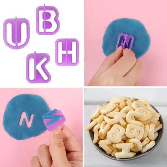 Alphabet, Number & Symbol Cookie Cutter Set 54 Piece {2}