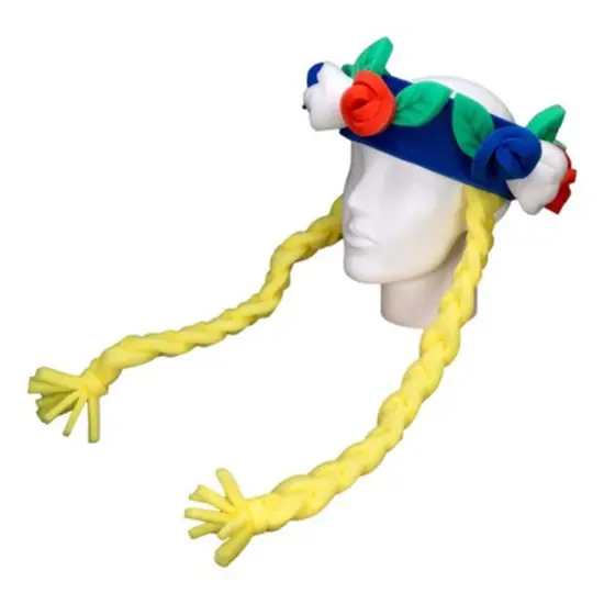 USA Roses & Braids Headband {4}