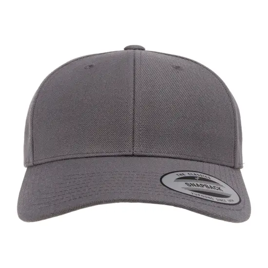YP Classics&reg; Curved Visor Snapback Cap HEATHER {4}