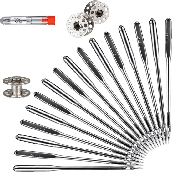 Sewing Machine Needles, 10 PCS Universal Sewing Machine Needle, Compatible with Singer, Brother, Janome, Varmax, Size HAX1 100/16 {1}